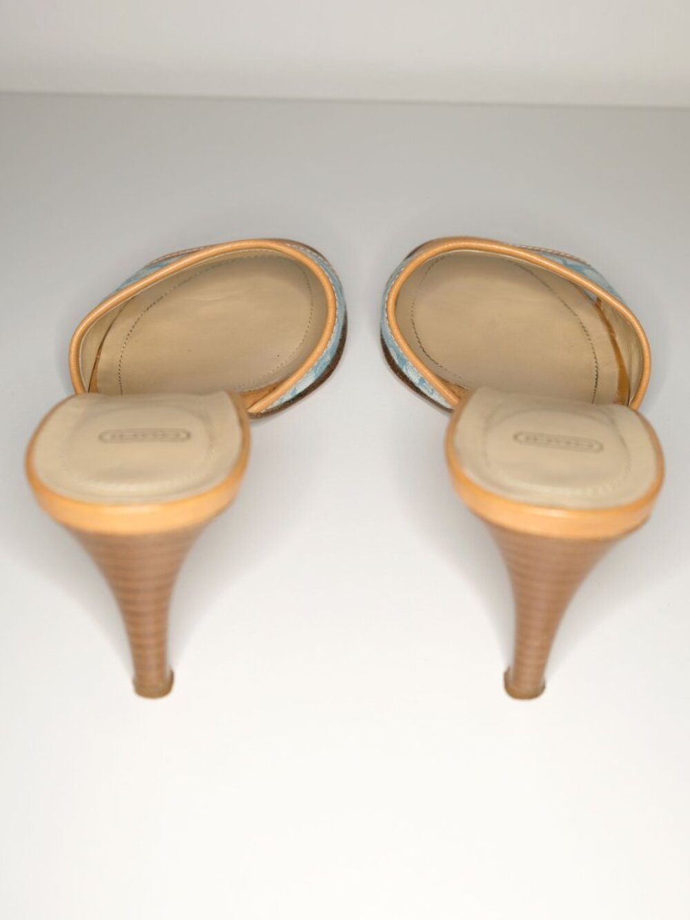 Y2K Coach Louise Sandals, A0029, Pool/Natural, 8.5 M - Picture 9 of 16